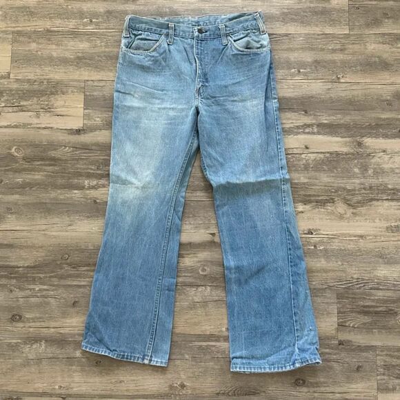 Vintage 70s JC Penney Denim Jeans Size 33x29 - Picture 3 of 8